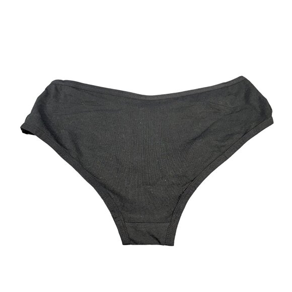 Aeropostale Women’s Size Large Panty Cheeky Hipster Black New Without Tags - Picture 2 of 7